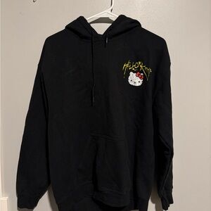 Black Graphic Hoodie